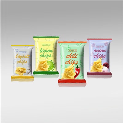 감자 칩 포장 백