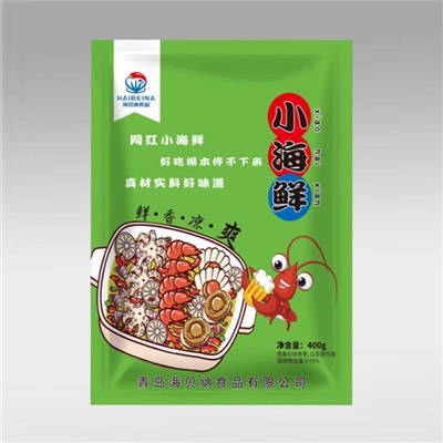 해산물 포장 백
